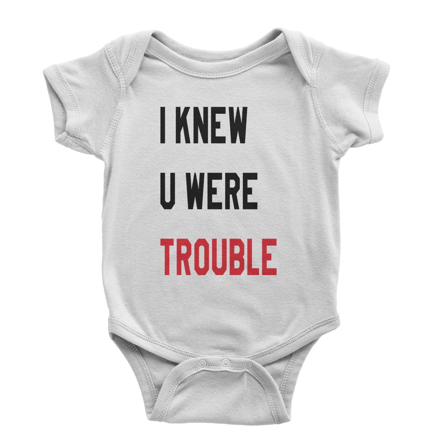 I Knew You Were Trouble New TTPD Era Infant One-Piece Romper Bodysuit and Toddler T-shirt