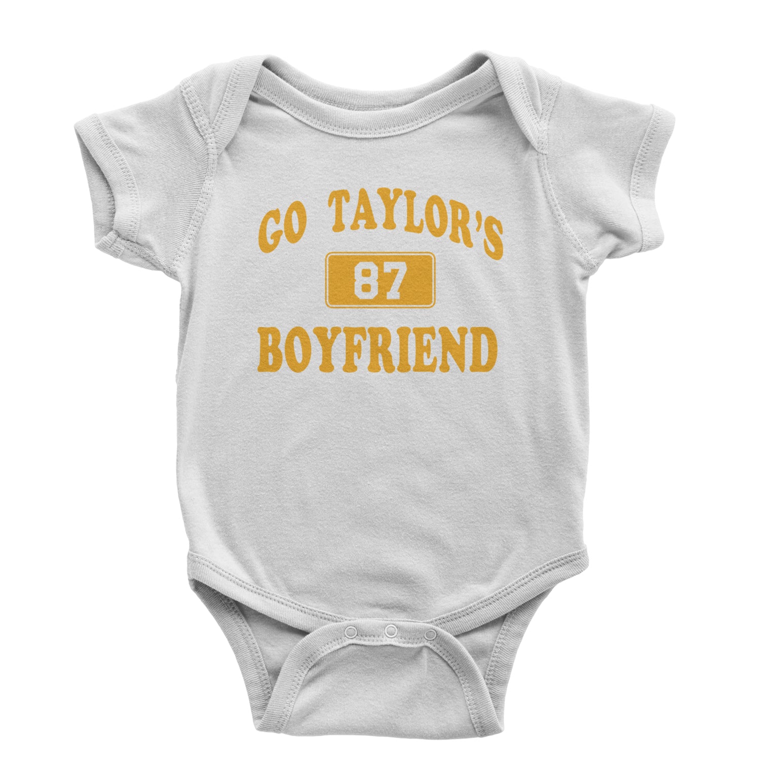 Go Taylor's Boyfriend Kansas City Infant One-Piece Romper Bodysuit and Toddler T-shirt Black