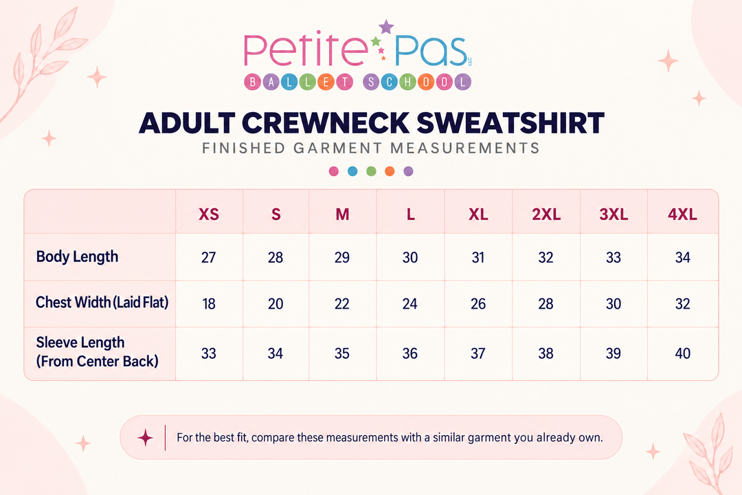 Petite Pas Adult Sweatshirt