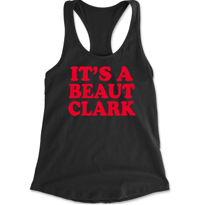 It's a Beaut Clark Festive Christmas Racerback Tank Top for Women