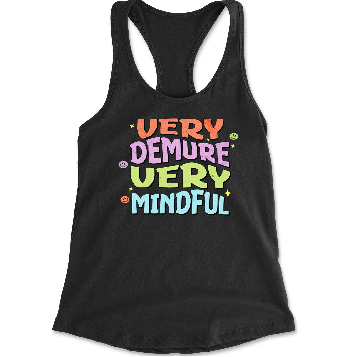 Very Demure, Very Mindful Racerback Tank Top for Women Eternity