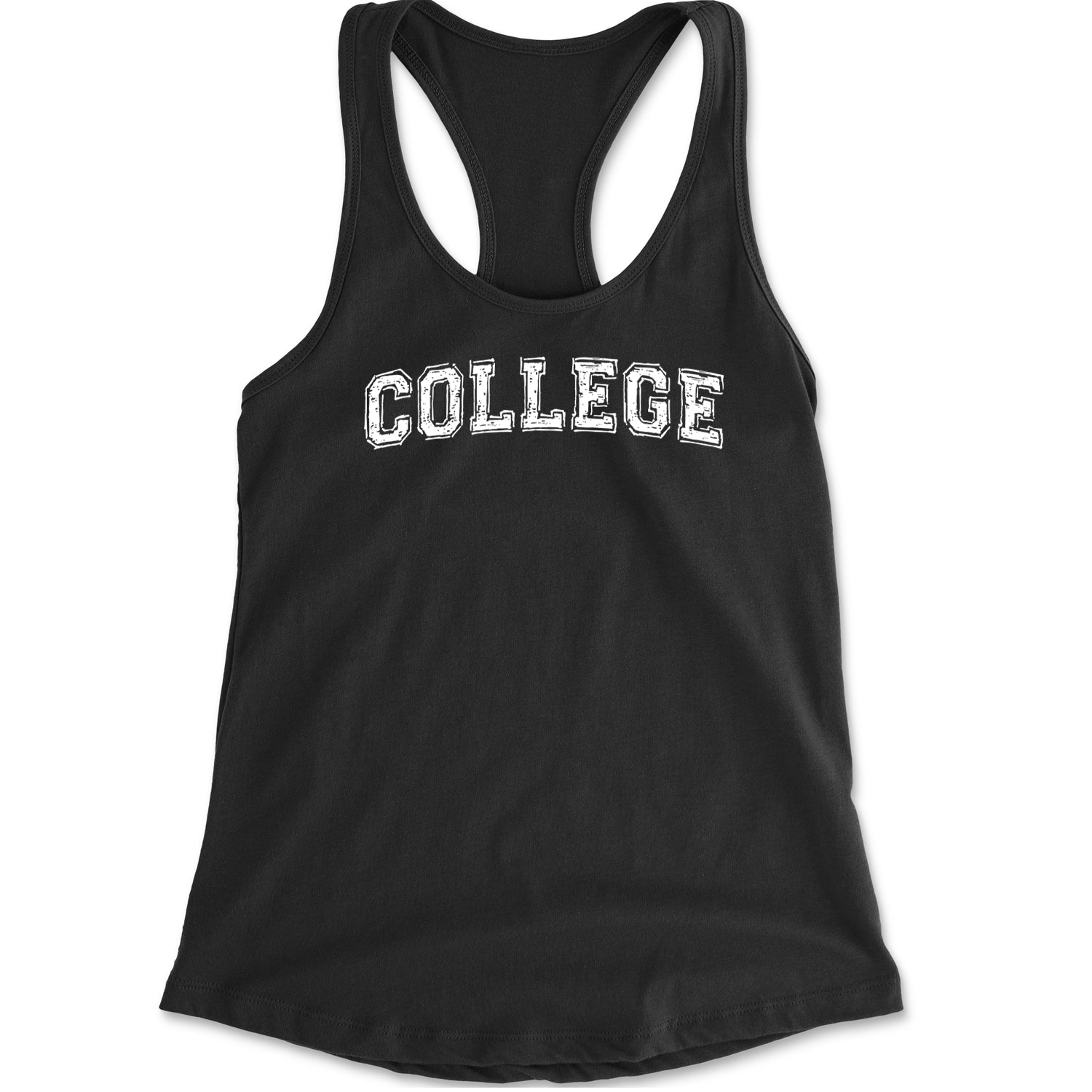 College Belushi Frat House Party Bluto Tribute Animal Racerback Tank Top for Women Black