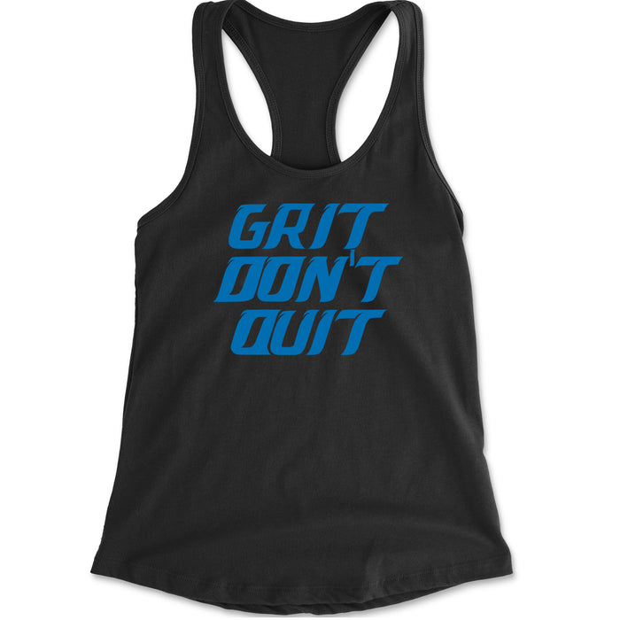 Grit Don't Quit Detroit Grit Racerback Tank Top for Women