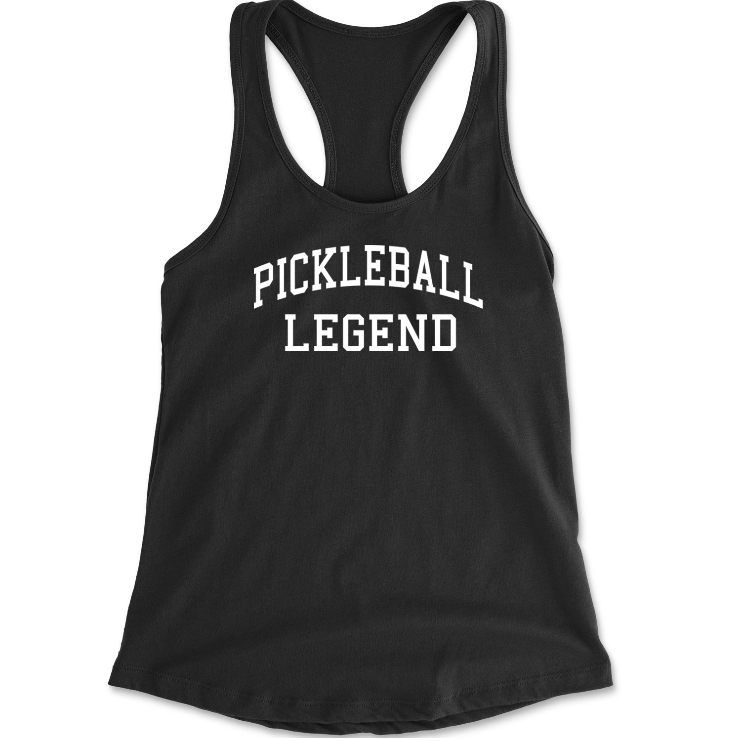 Pickleball Legend Dink Champion Racerback Tank Top for Women Navy Blue