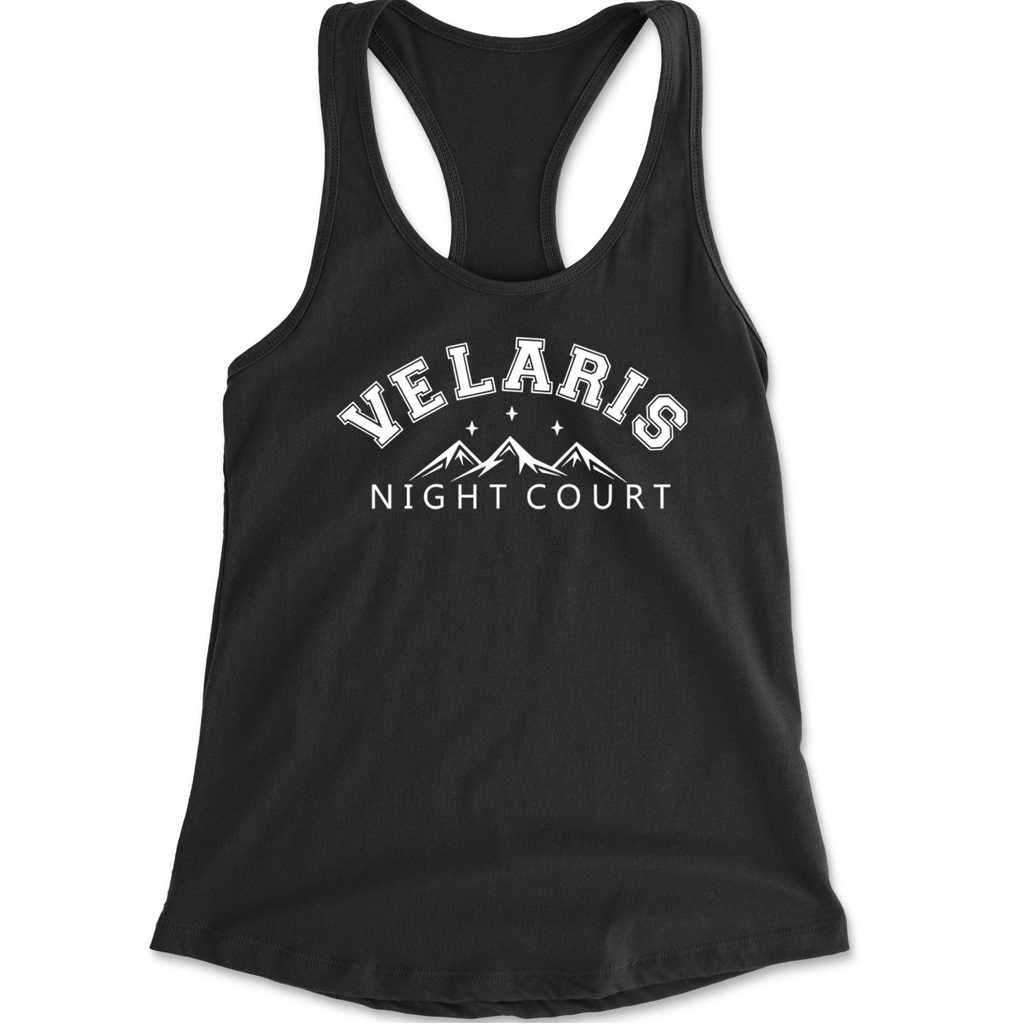 Velaris Night Court Squad Starfall Racerback Tank Top for Women Black