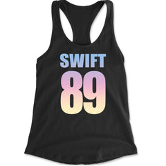 Lover Era Swift 89 Birth Year Music Fan TTPD Racerback Tank Top for Women Black