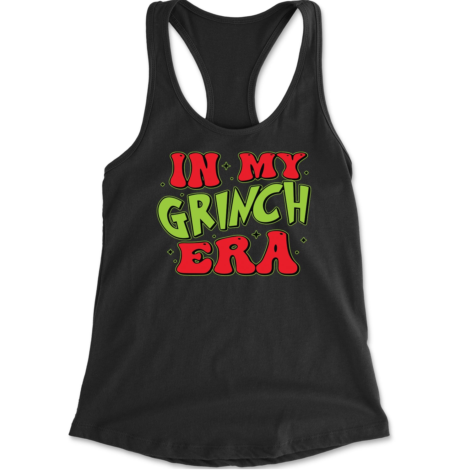 In My Gr-nch Era Jolly Merry Christmas Racerback Tank Top for Women Eternity