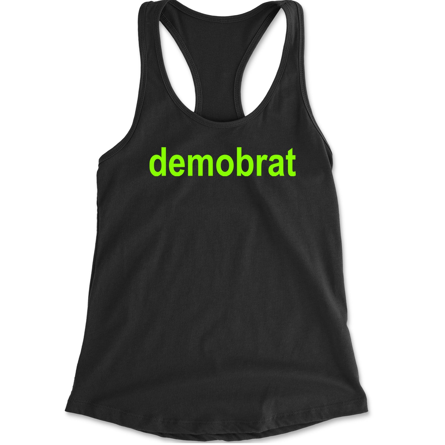 Demobrat Kamala Is Brat Vote Democrat Racerback Tank Top for Women Black