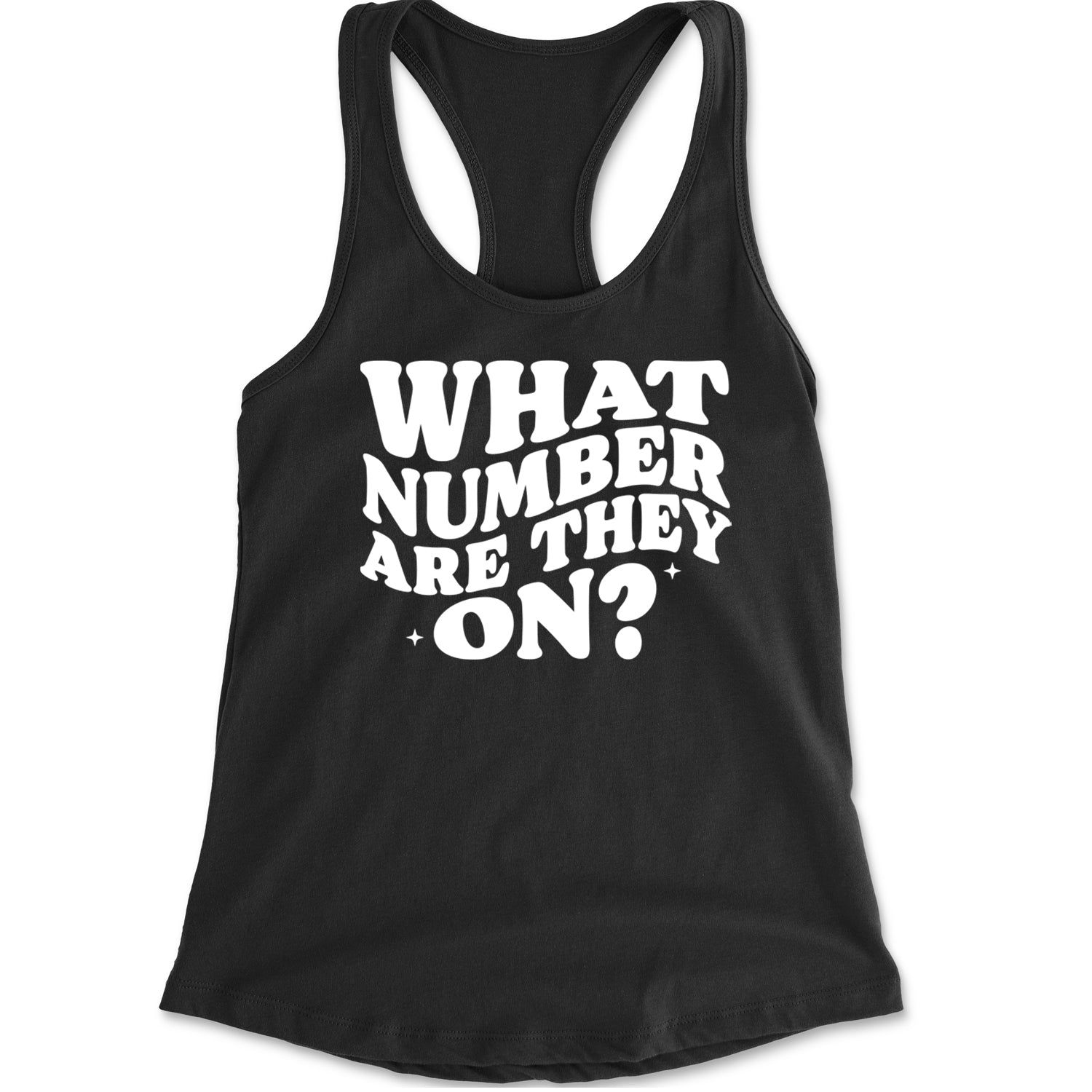 What Number Are They On Dance Racerback Tank Top for Women Black