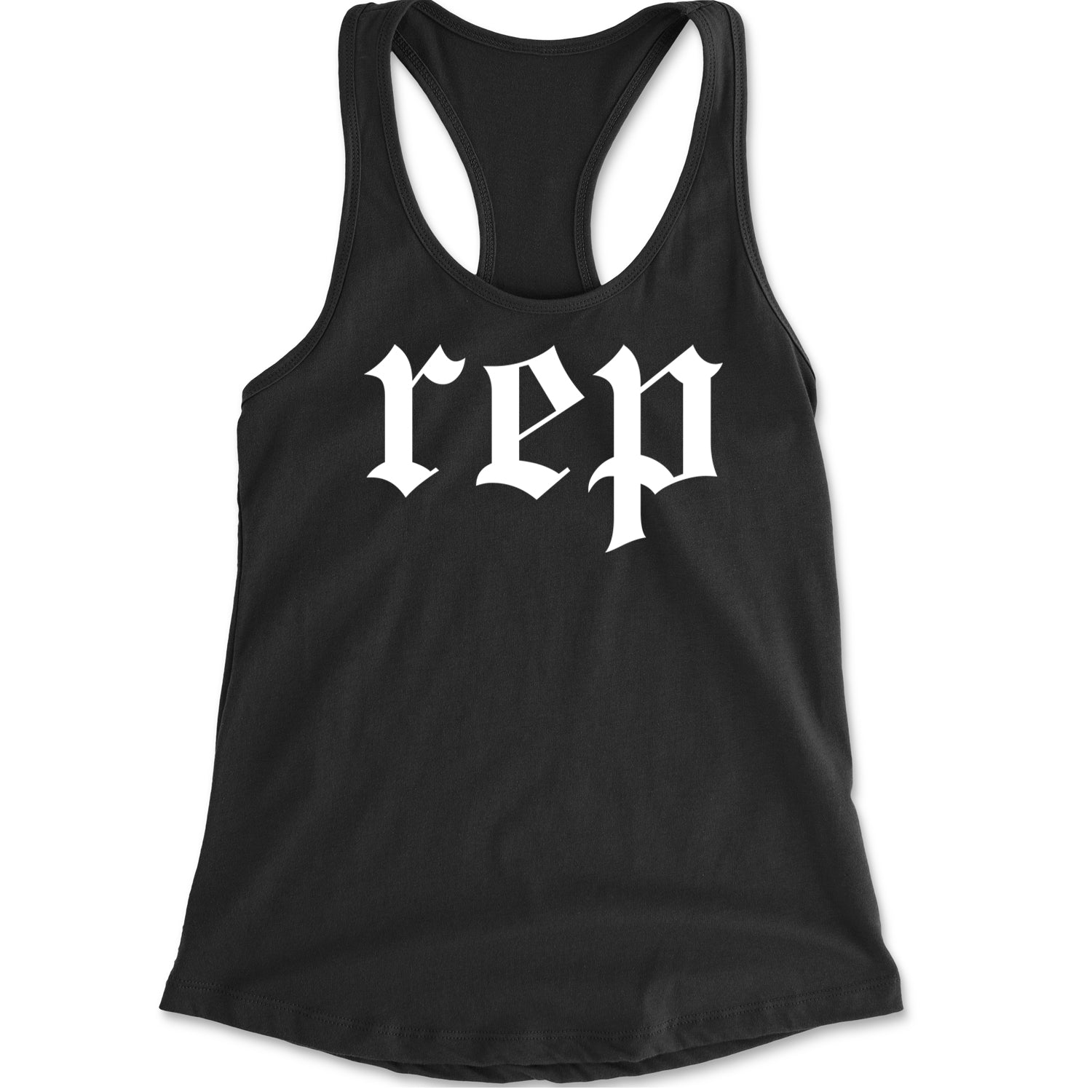 REP Reputation Eras Music Lover Gift Fan Favorite Racerback Tank Top for Women Black