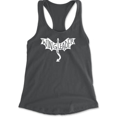 Wingleader Basgiath War College Racerback Tank Top for Women Charcoal Grey