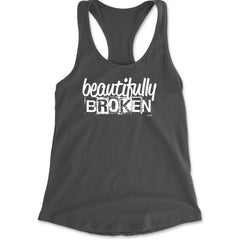 Beautifully Broken Music Racerback Tank Top for Women