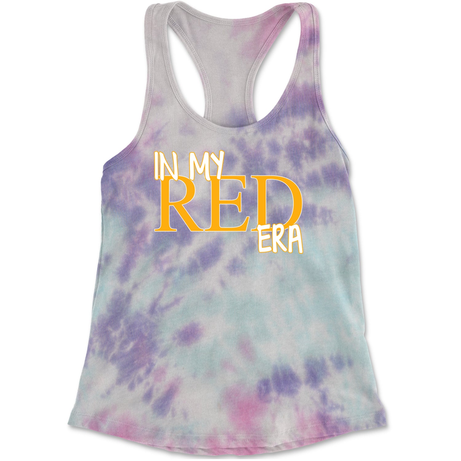 In My Red Era Kansas City Racerback Tank Top for Women Cotton Candy