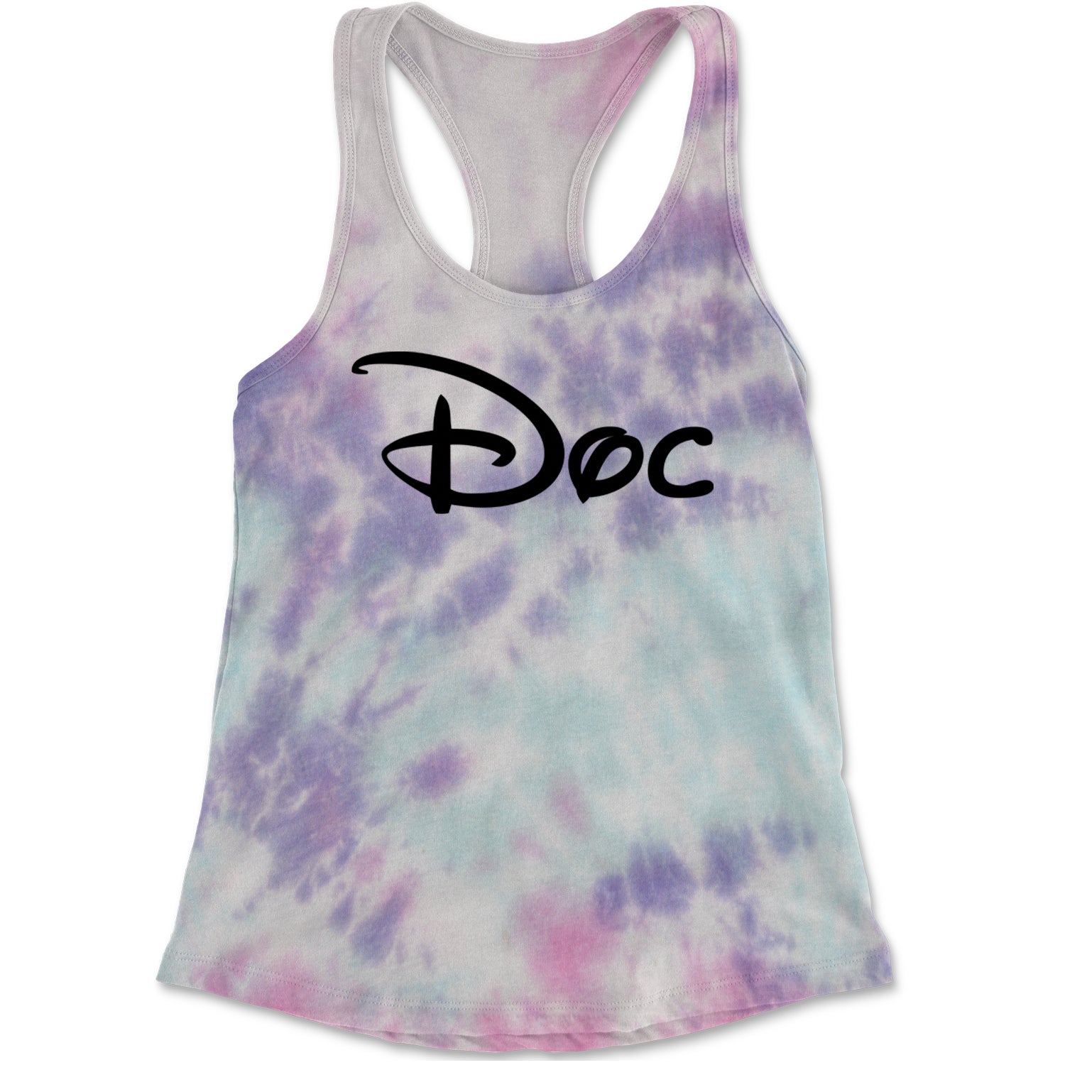 Doc - 7 Dwarfs Costume Racerback Tank Top for Women Cotton Candy