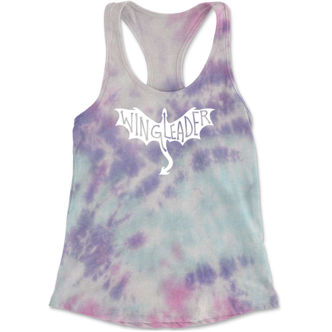 Wingleader Basgiath War College Racerback Tank Top for Women Cotton Candy