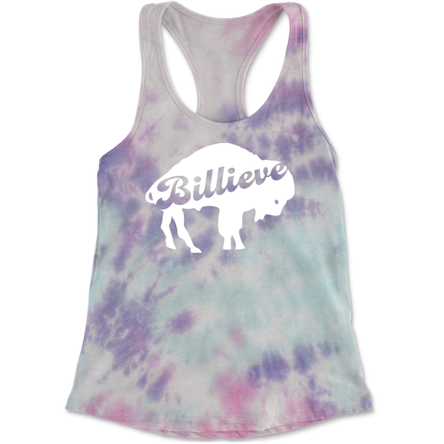 Billieve Bills Mafia Racerback Tank Top for Women Cotton Candy