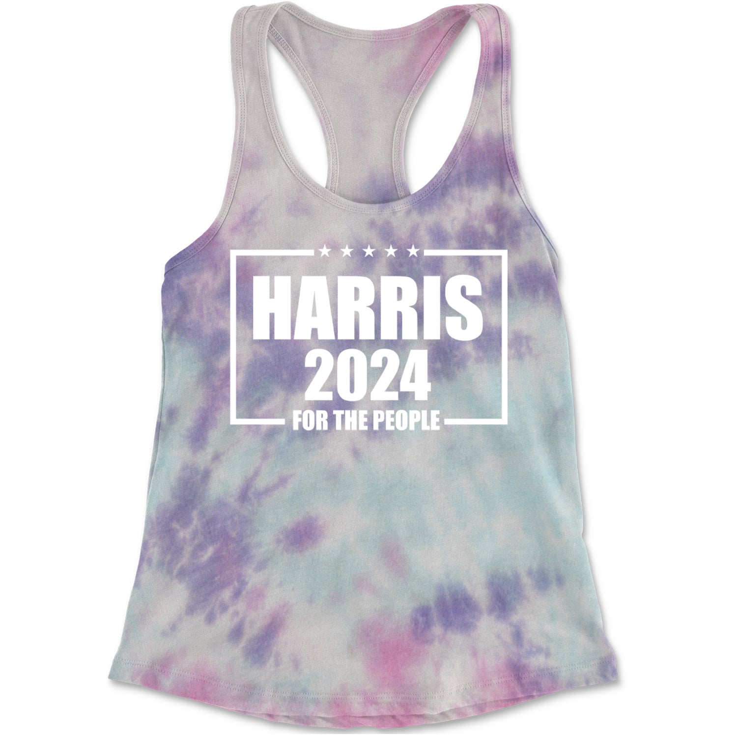 Harris 2024 - Vote For Kamala For President Racerback Tank Top for Women Cotton Candy