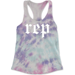REP Reputation Eras Music Lover Gift Fan Favorite Racerback Tank Top for Women Cotton Candy