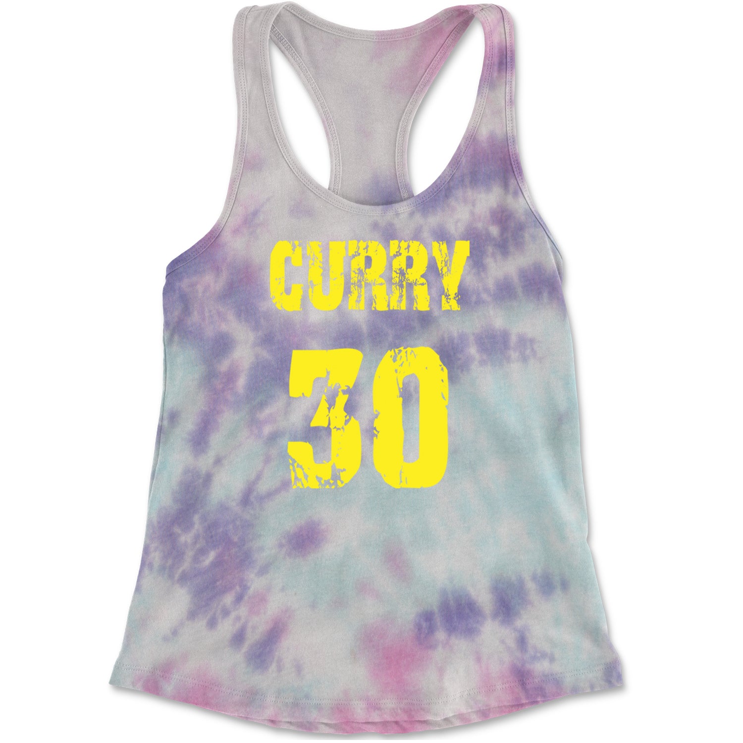 Curry #30 Racerback Tank Top for Women Cotton Candy