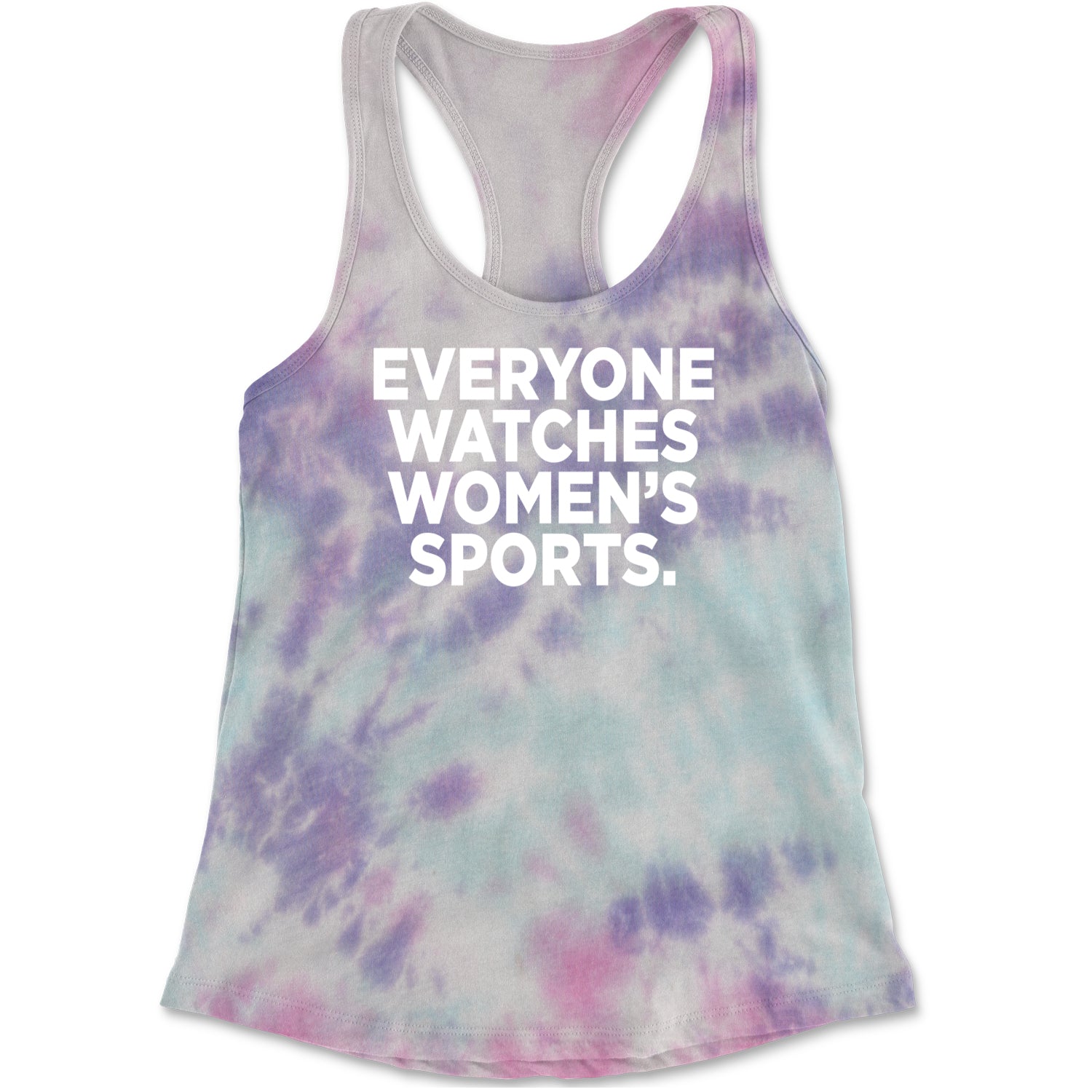 Everyone Watches Women's Sports Racerback Tank Top for Women Cotton Candy