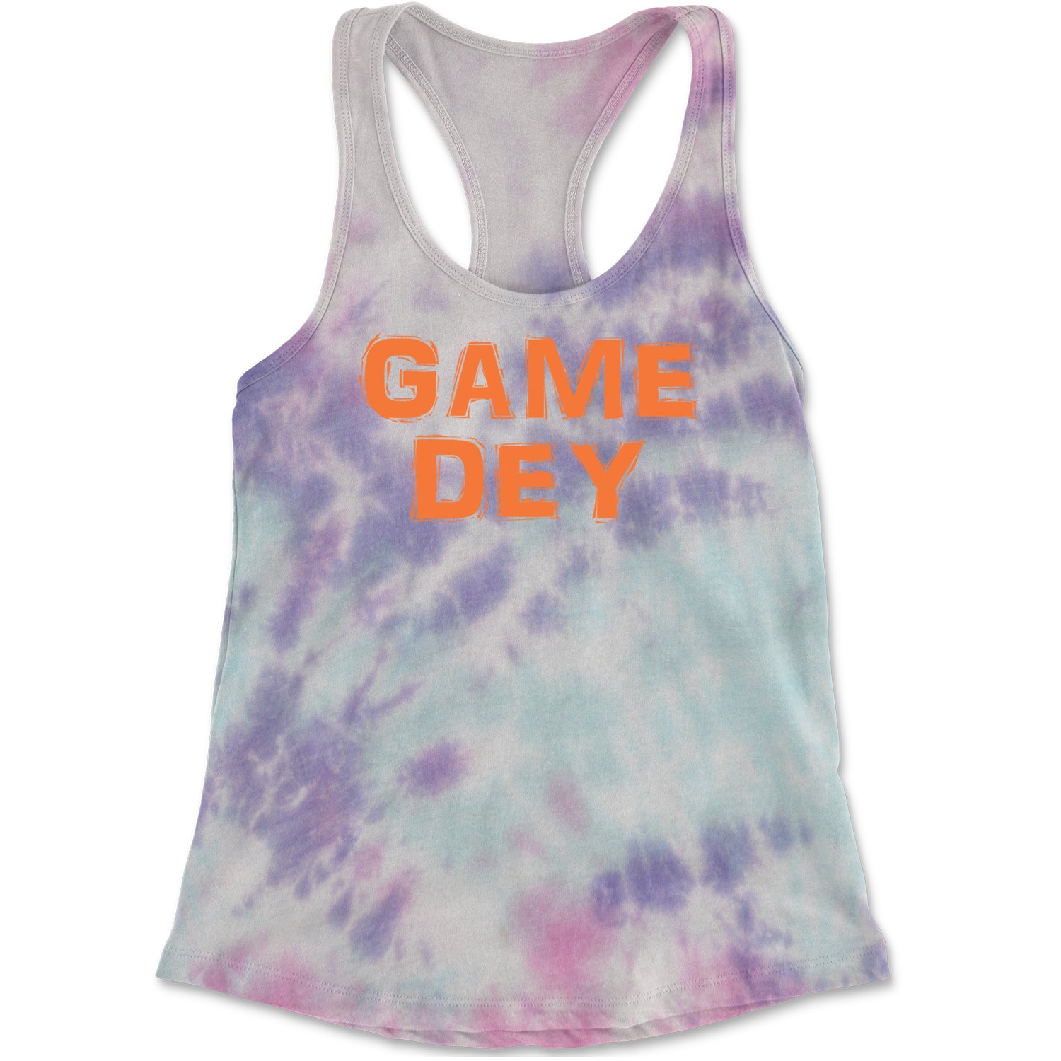 Game Dey Cincinnati Football Racerback Tank Top for Women Cotton Candy