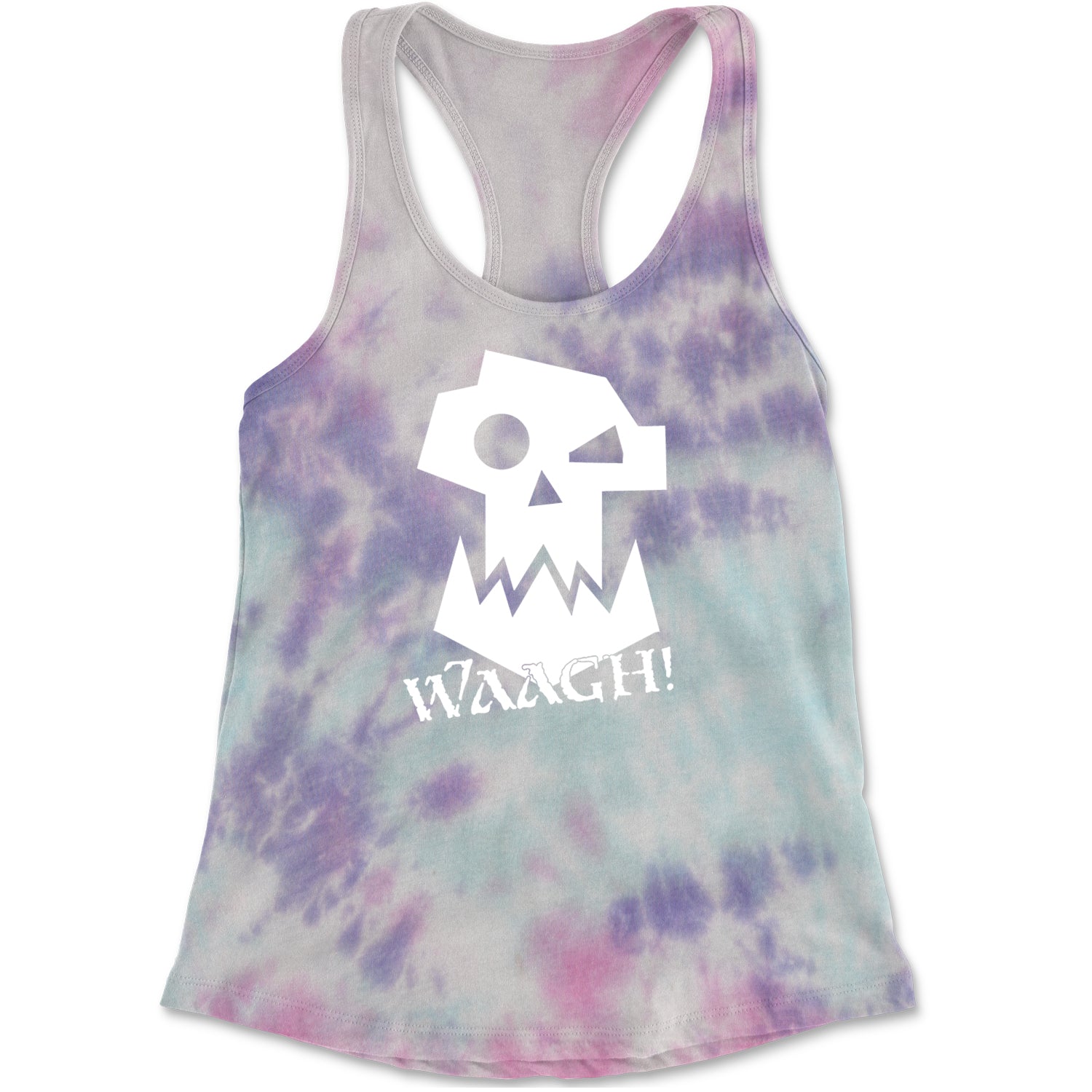 Ork Miniature Tabletop Wargaming Waagh Racerback Tank Top for Women Cotton Candy