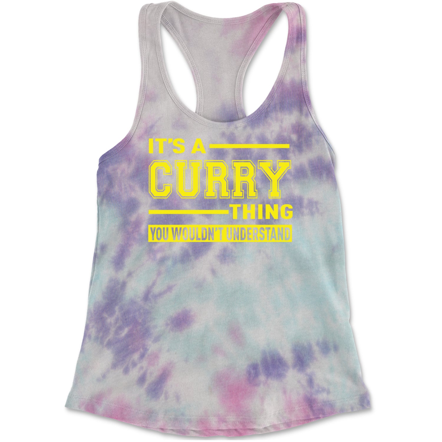 It's A Curry Thing, You Wouldn't Understand Basketball Racerback Tank Top for Women Cotton Candy