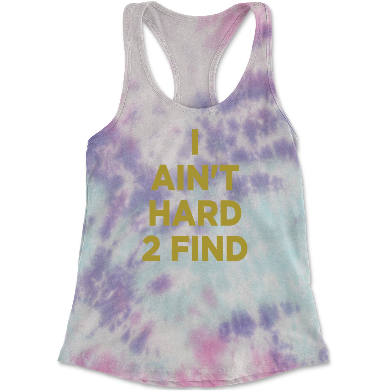 I Ain't Hard To Find Coach Prime Racerback Tank Top for Women Cotton Candy