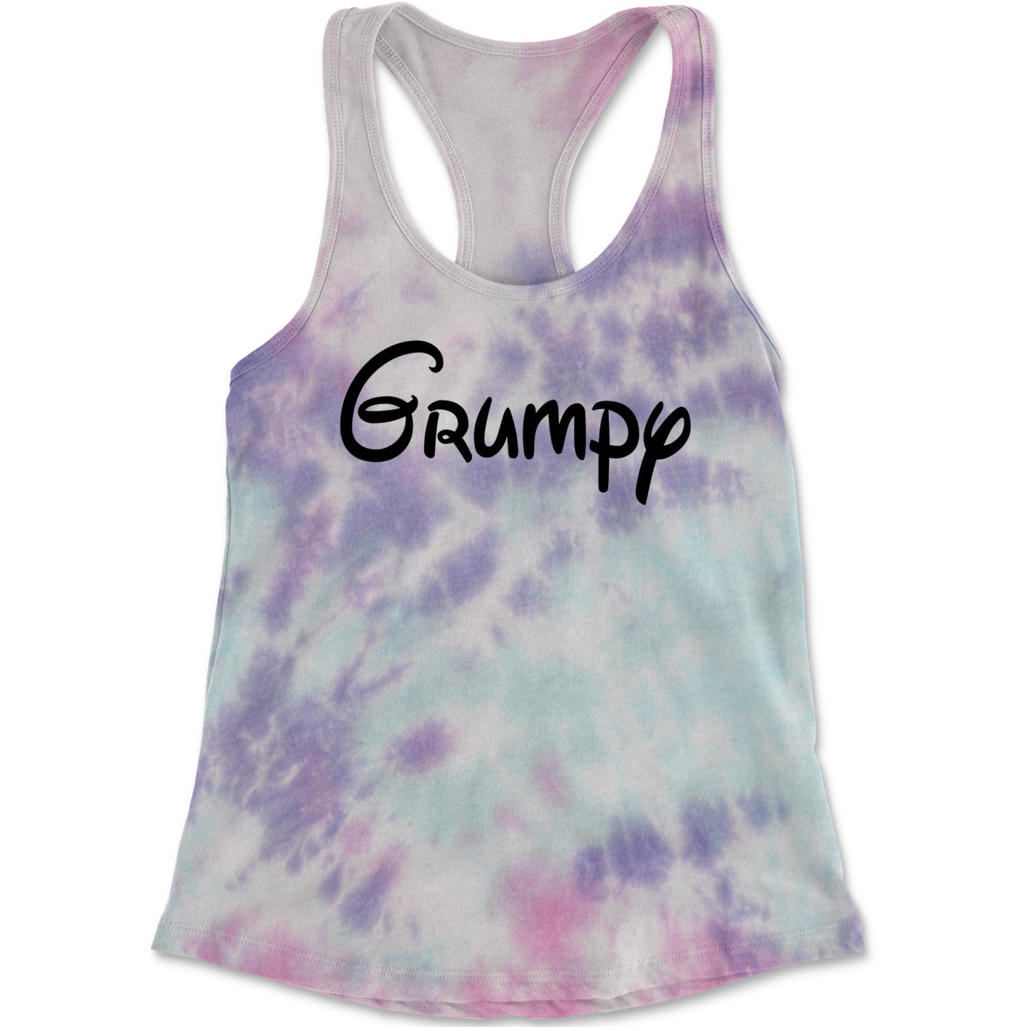 Grumpy - 7 Dwarfs Costume Racerback Tank Top for Women Cotton Candy