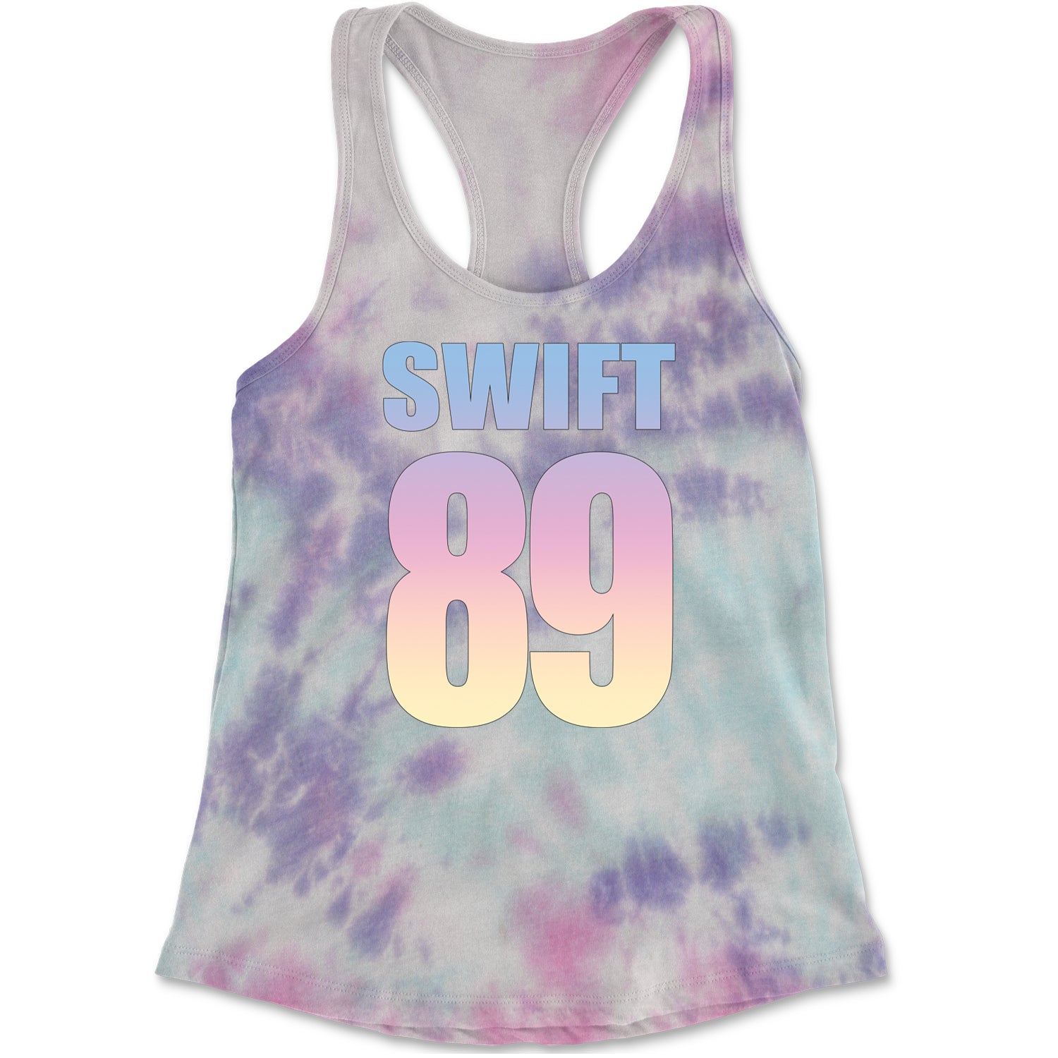 Lover Era Swift 89 Birth Year Music Fan TTPD Racerback Tank Top for Women Cotton Candy