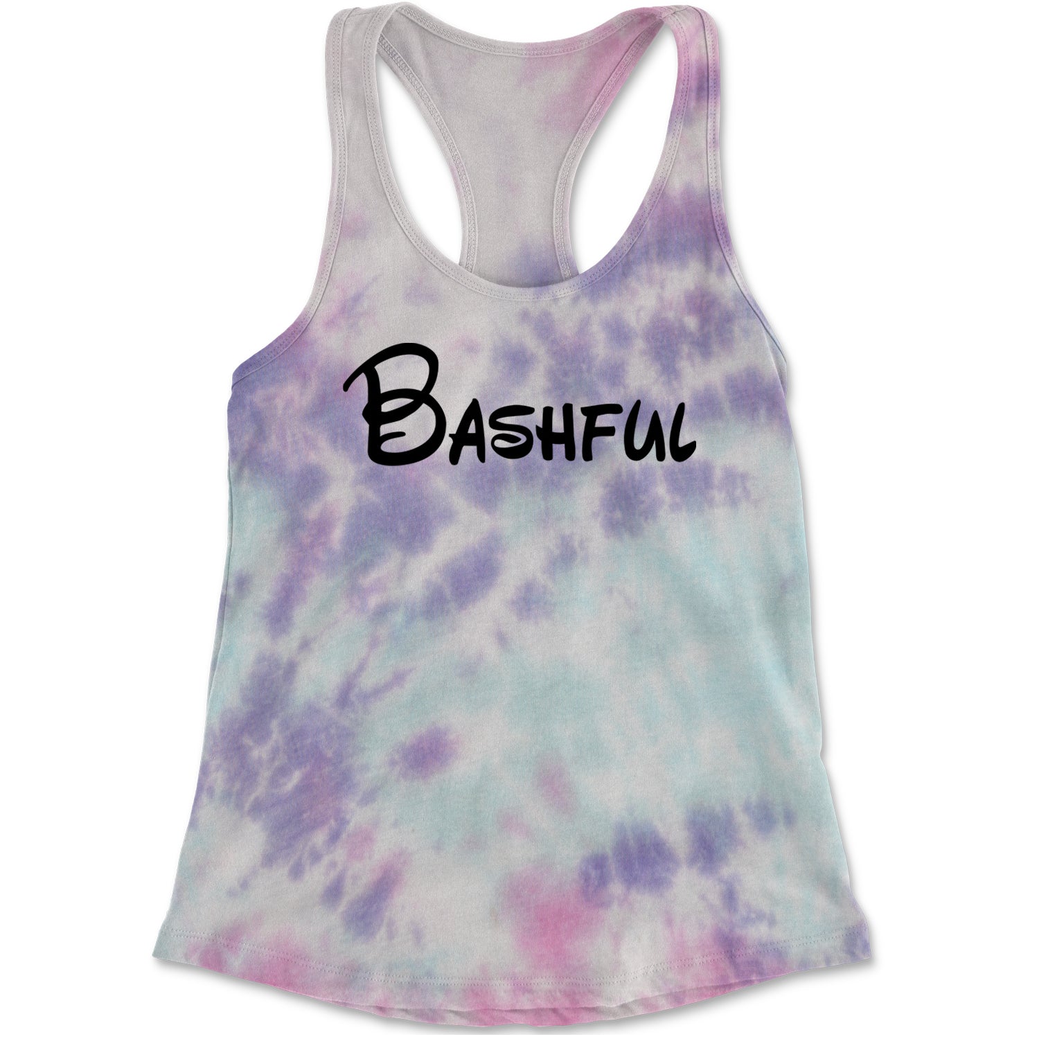 Bashful - 7 Dwarfs Costume Racerback Tank Top for Women Cotton Candy