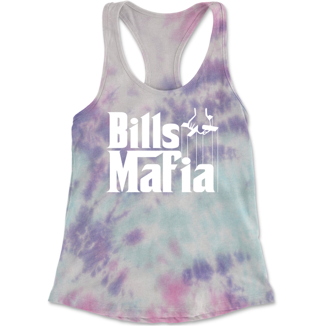 Mafia Bills Mafia Godfather Racerback Tank Top for Women Cotton Candy