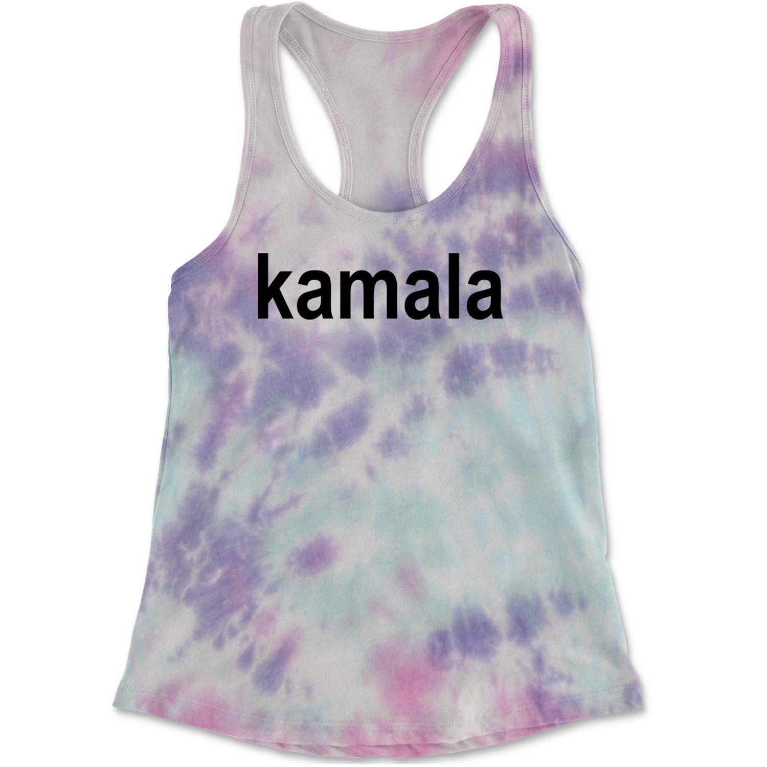 Kamala Black Print Kamala Harris For President Racerback Tank Top for Women Cotton Candy