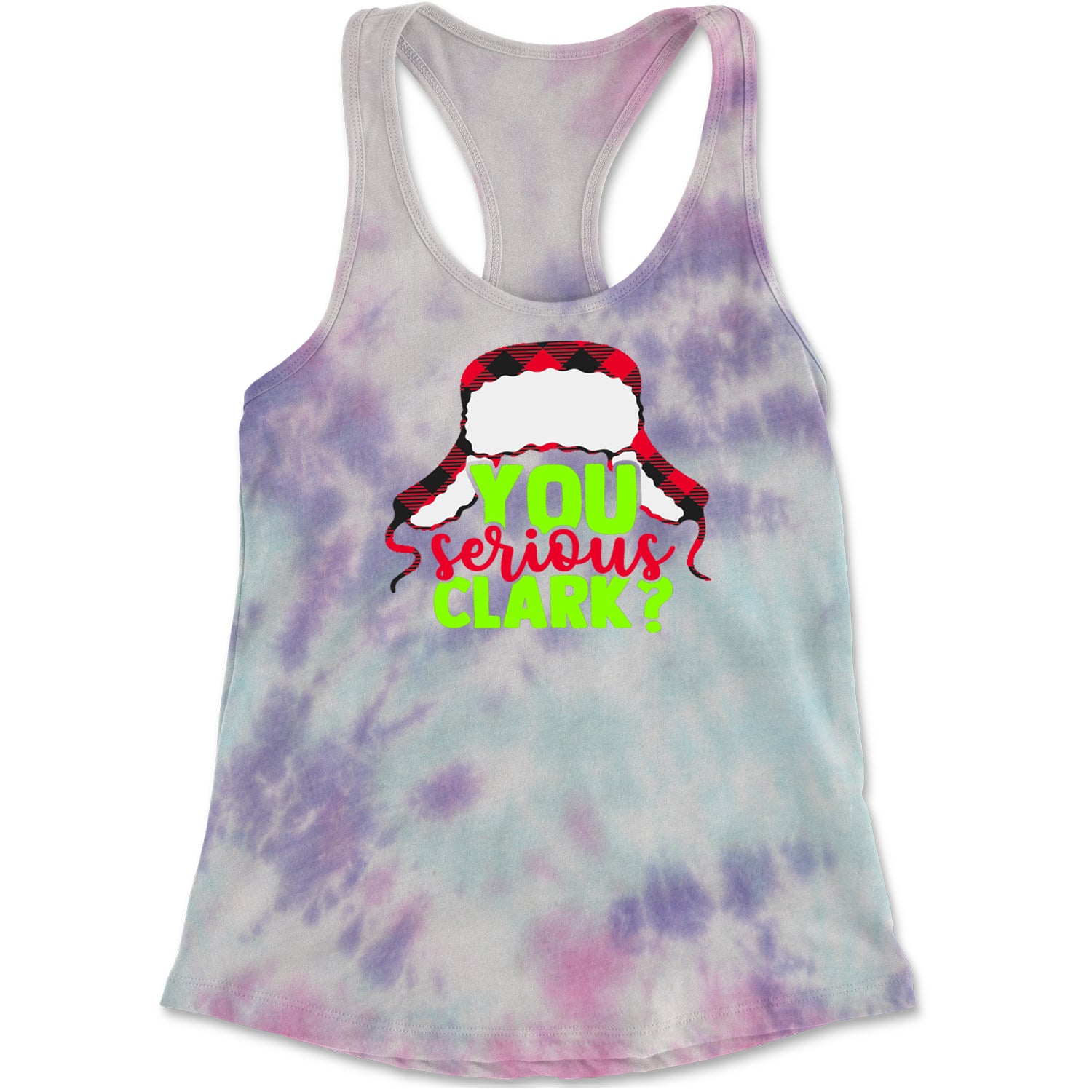 You Serious Clark? Griswold Racerback Tank Top for Women Cotton Candy