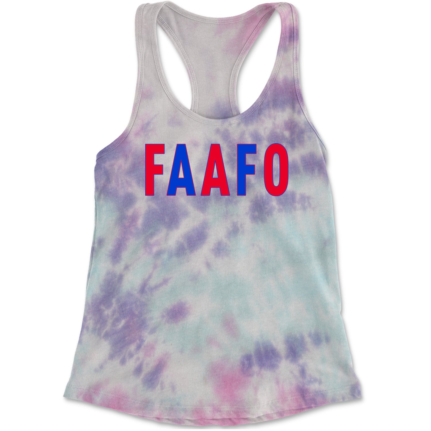 FAAFO Olympic Team USA Shirt Racerback Tank Top for Women Cotton Candy