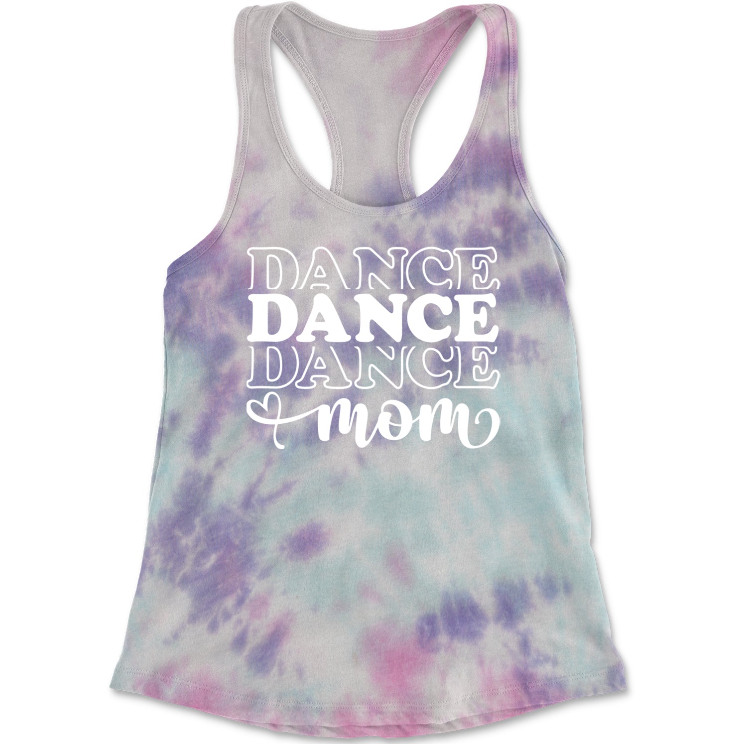 Dance Mom Racerback Tank Top for Women Cotton Candy