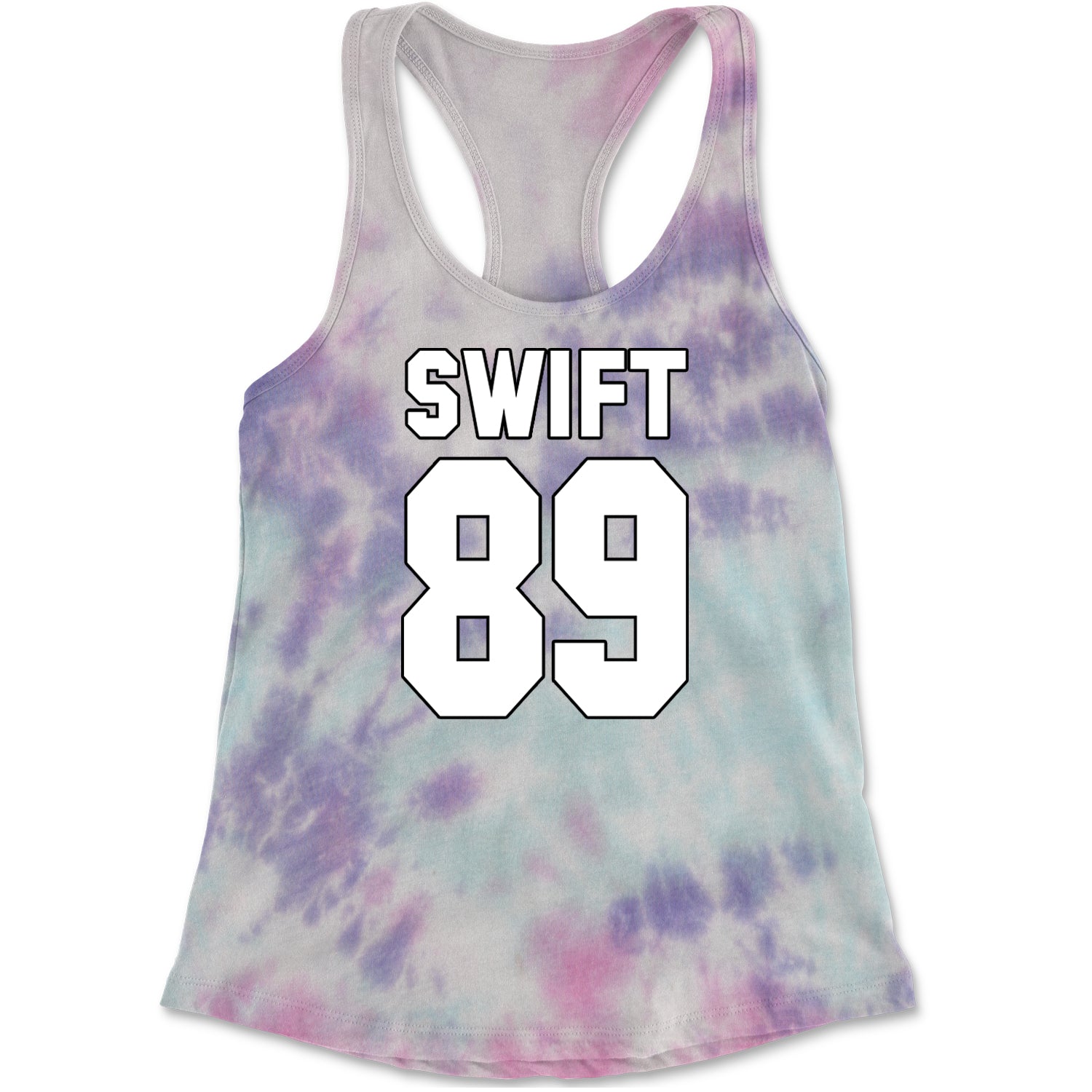 Swift 89 Birth Year Music Fan Era Poets Department Lover Racerback Tank Top for Women Cotton Candy