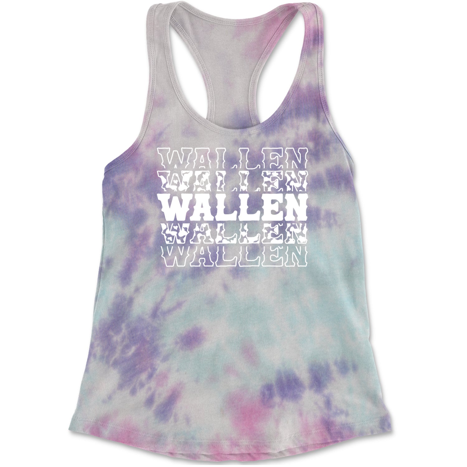 Wallen Country Music Western Racerback Tank Top for Women Cotton Candy