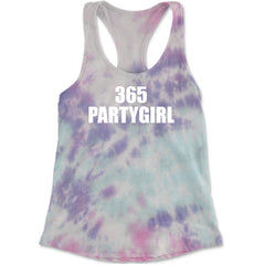 365 Party Girl Brat Girl Summer Racerback Tank Top for Women Cotton Candy