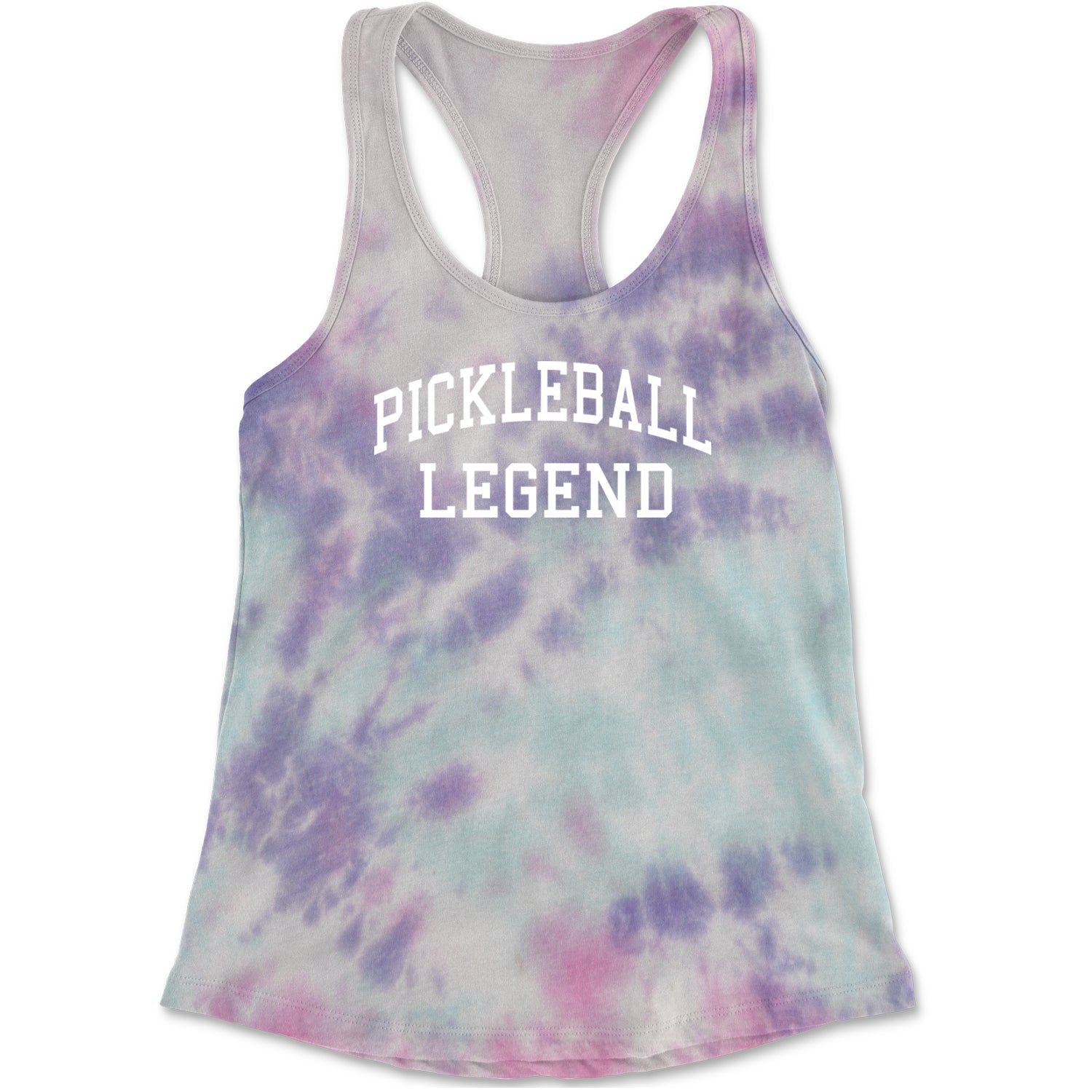 Pickleball Legend Dink Champion Racerback Tank Top for Women Cotton Candy