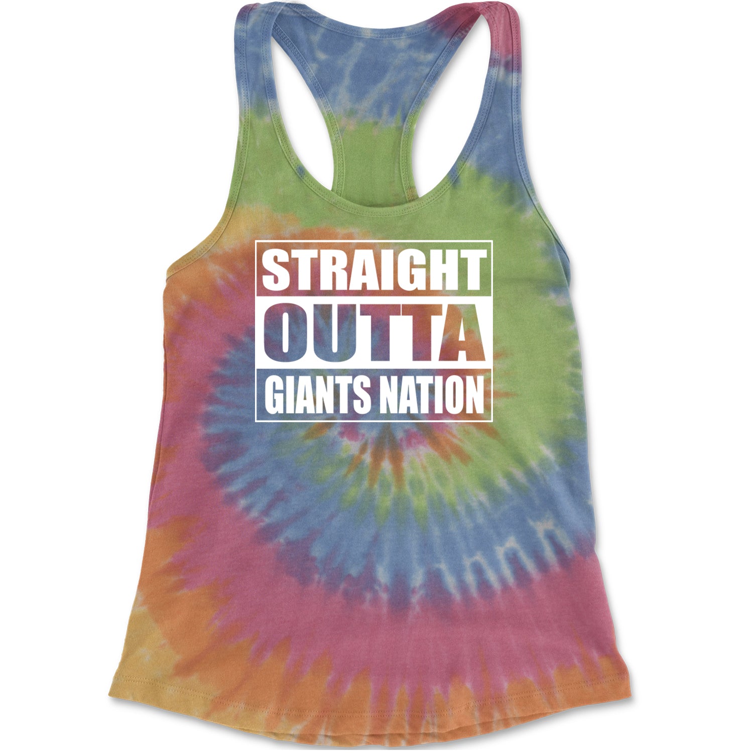 Straight Outta Giants Nation   Racerback Tank Top for Women Eternity