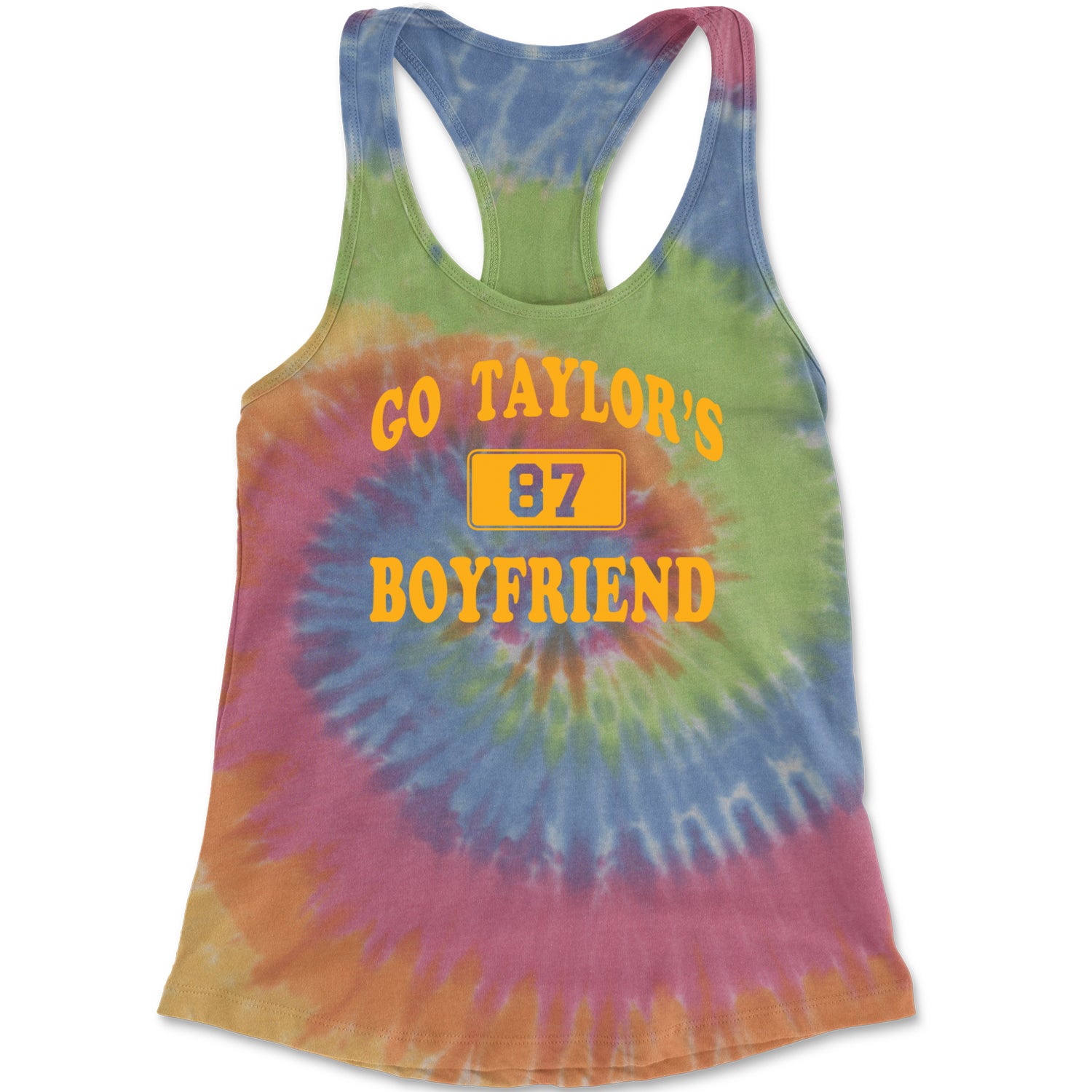 Go Taylor's Boyfriend Kansas City Racerback Tank Top for Women Eternity