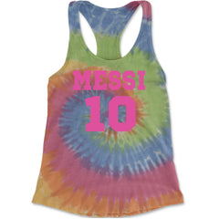 Messi World Soccer Futbol Messiami Racerback Tank Top for Women Eternity