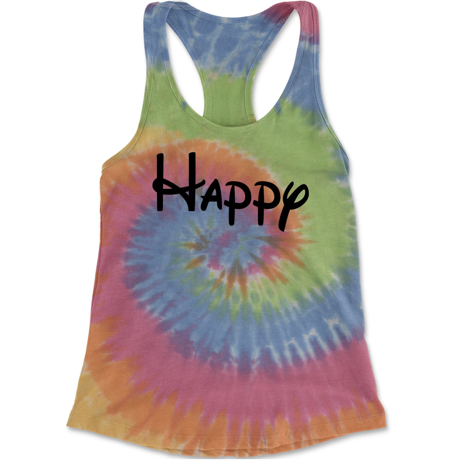 Happy - 7 Dwarfs Costume Racerback Tank Top for Women Eternity