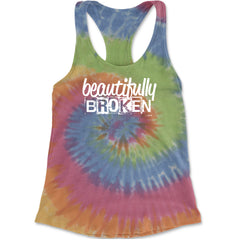 Beautifully Broken Music Racerback Tank Top for Women