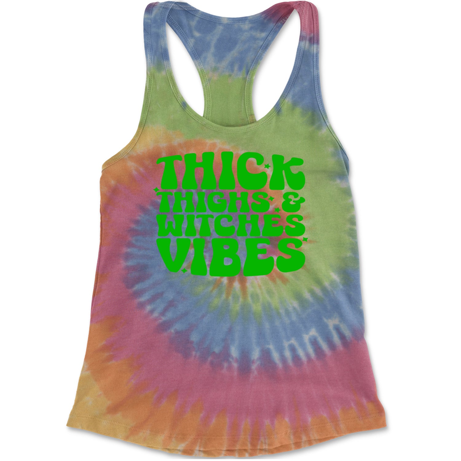 Thick Thighs And Witches Vibes Racerback Tank Top for Women Eternity