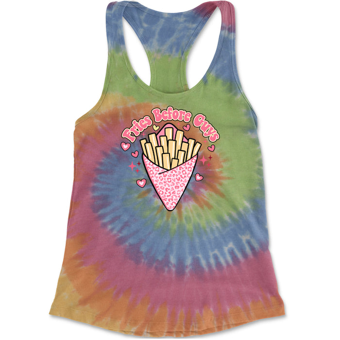 Fries Before Guys Racerback Tank Top for Women
