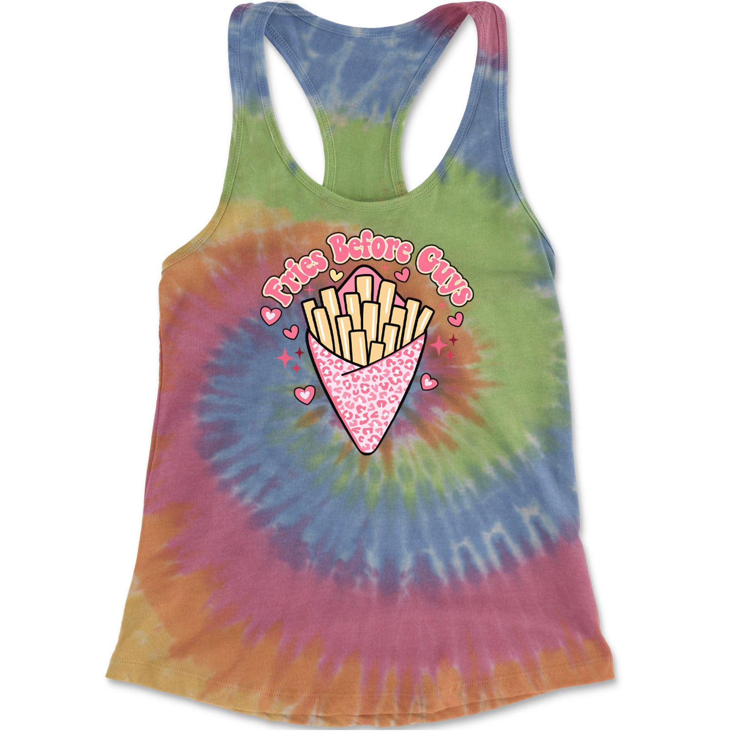 Fries Before Guys Racerback Tank Top for Women Eternity