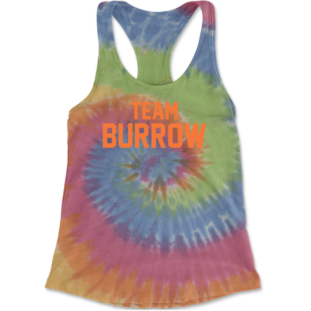 Team Burrow Cincinnati Racerback Tank Top for Women Eternity