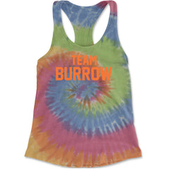 Team Burrow Cincinnati Racerback Tank Top for Women Eternity